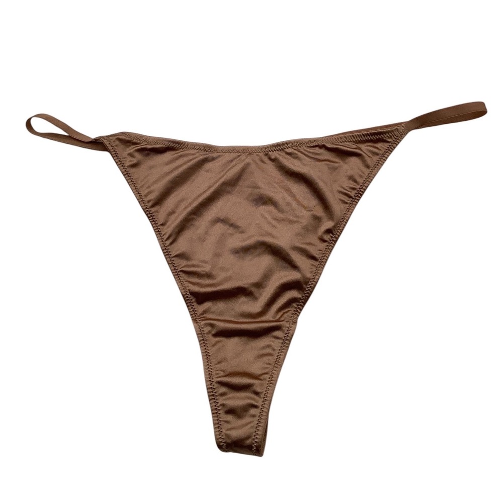 SKIMS Fits Everybody‎ Micro Thong Cocoa Brown Low Rise Underwear 2X NEW